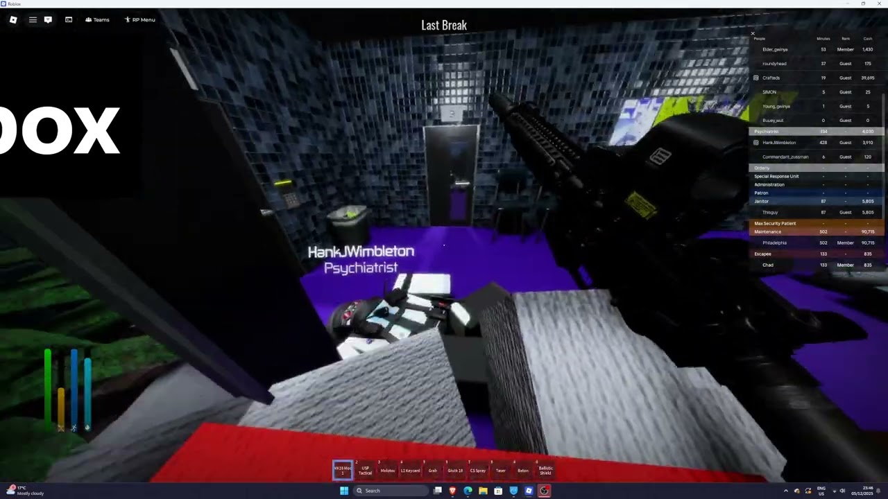 Killing angry guy and shooting up the facility - Psychotic Containment Facility