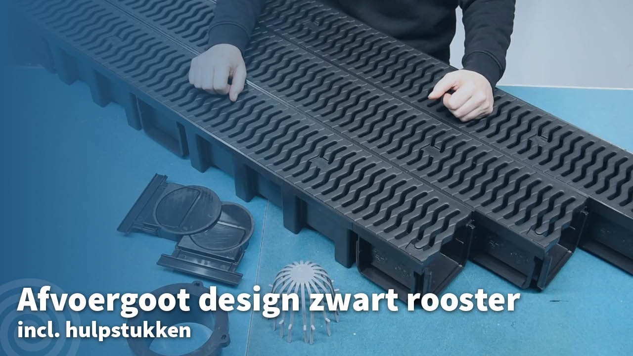 Afvoergoot kunststof | Gemakkelijk bevestigen!