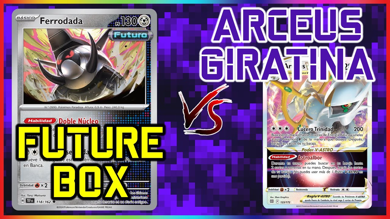 ¡Lucha de Ladrillos! ARCEUS / GIRATINA vs FUTURE BOX con FERRODADA - Pokémon TcG partida en Español