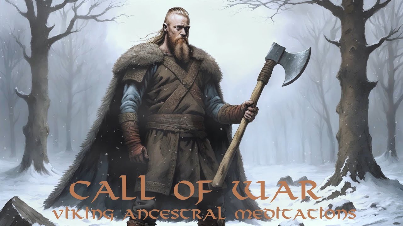 CALL OF WAR | Viking Ancestral Meditations with Throat Singing, Drums, and Winter Sounds | ASMR