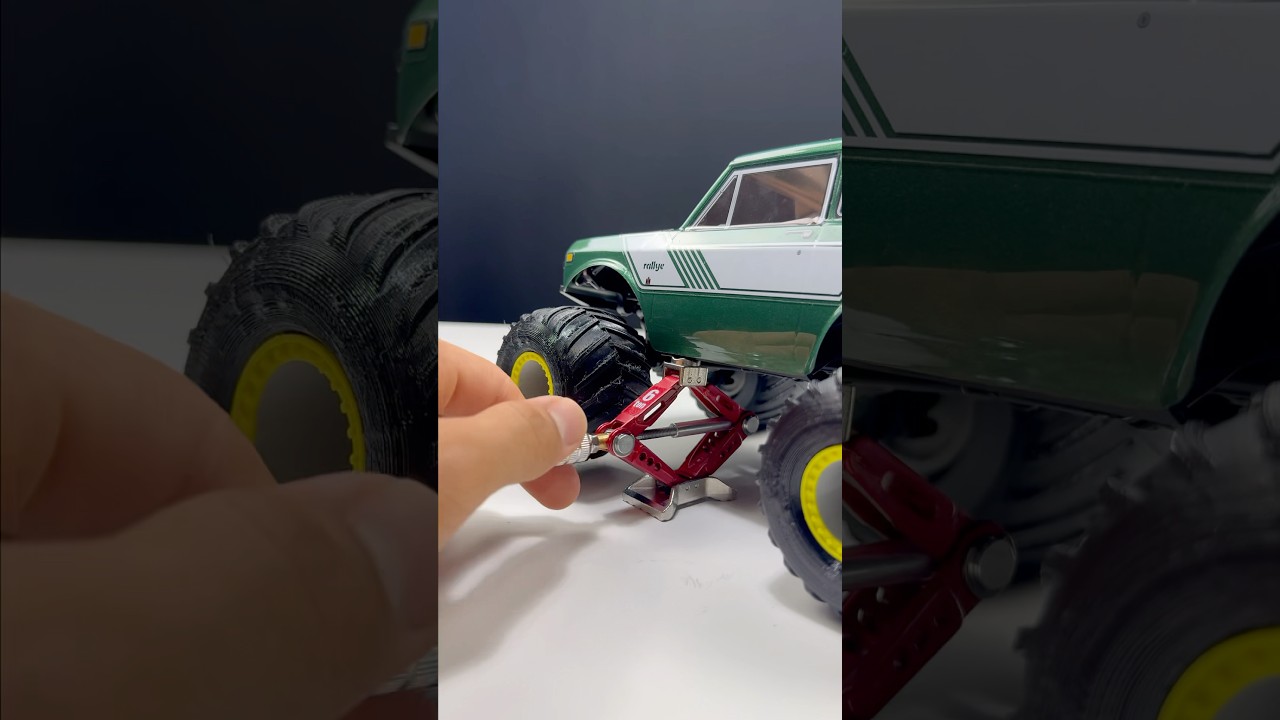 Professional RC Wheels and Tires Swap #rc #car #pro #rccar #mechanic #rcdriver #rcfun #tirechange