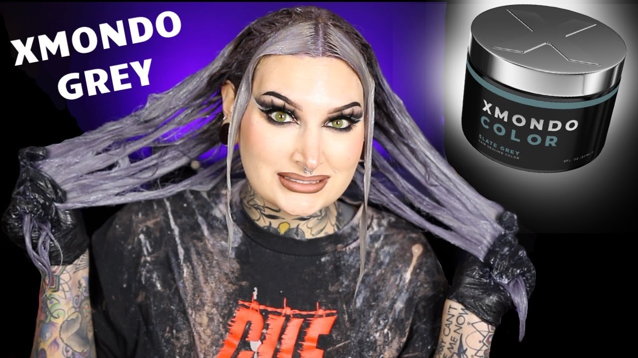 DYEING MY HAIR GREY | xmondo slate grey