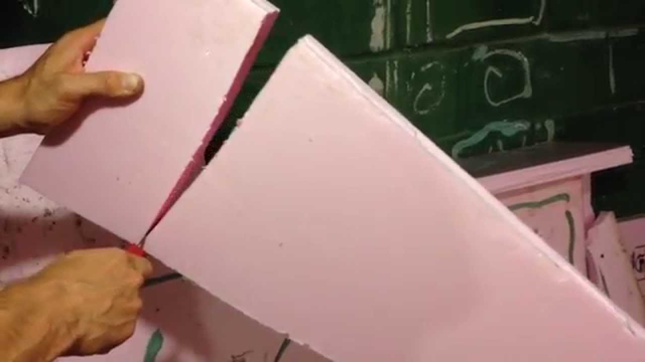 Rigid Styrofoam Insulation - Cut it easily & quickly