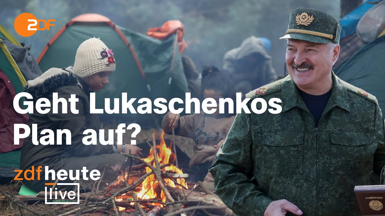 So schleust Belarus Menschen an die EU-Grenze | ZDFheute live