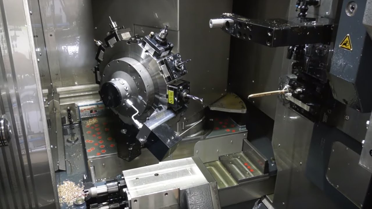 Tornos Swiss Deco 36 - a 9 axis beast