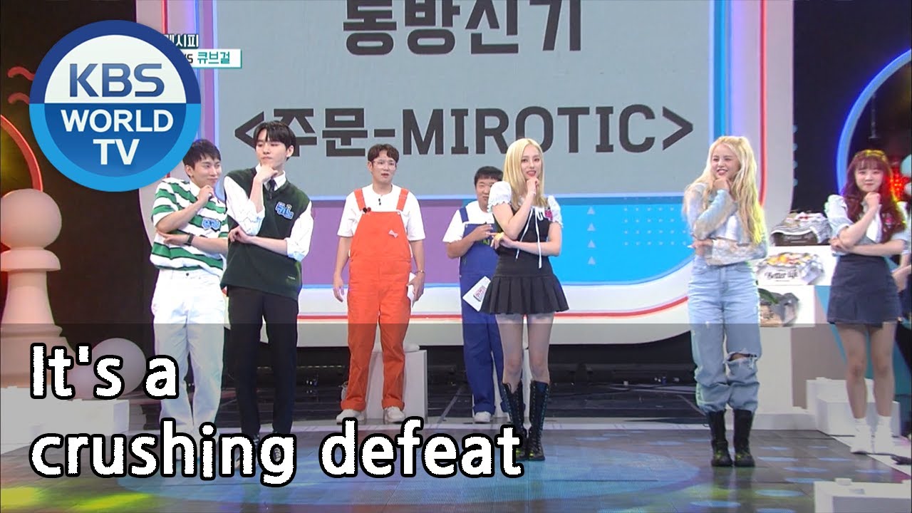 It's a crushing defeat (IDOL on Quiz) | KBS WORLD TV 200909