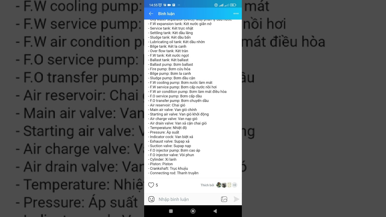 CÁC TRANG THIẾT BỊ DƯỚI BUỒNG MÁY BẠN CẦN BIẾT