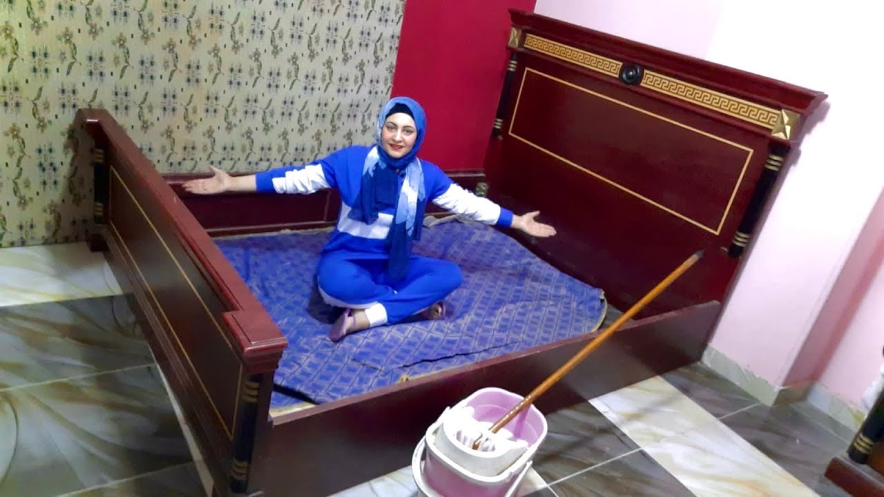 روتين نقلت اوضه النوم كلها لوحدي 😭ومش متخيله اتصدمت في اوضه النوم ازاي🤦🏼‍♀️