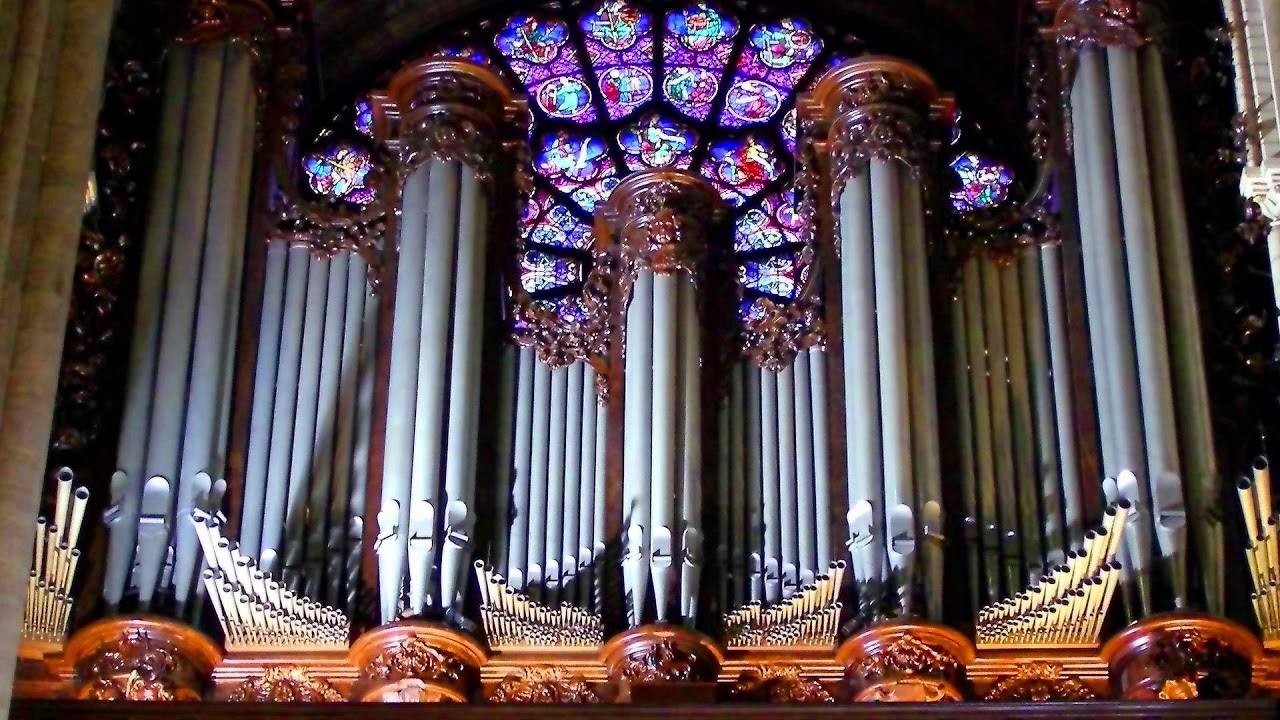 [Bass Boosted] Charles-Marie Widor - Symphonie No.6 Allegro (played by Marcel Dupré)