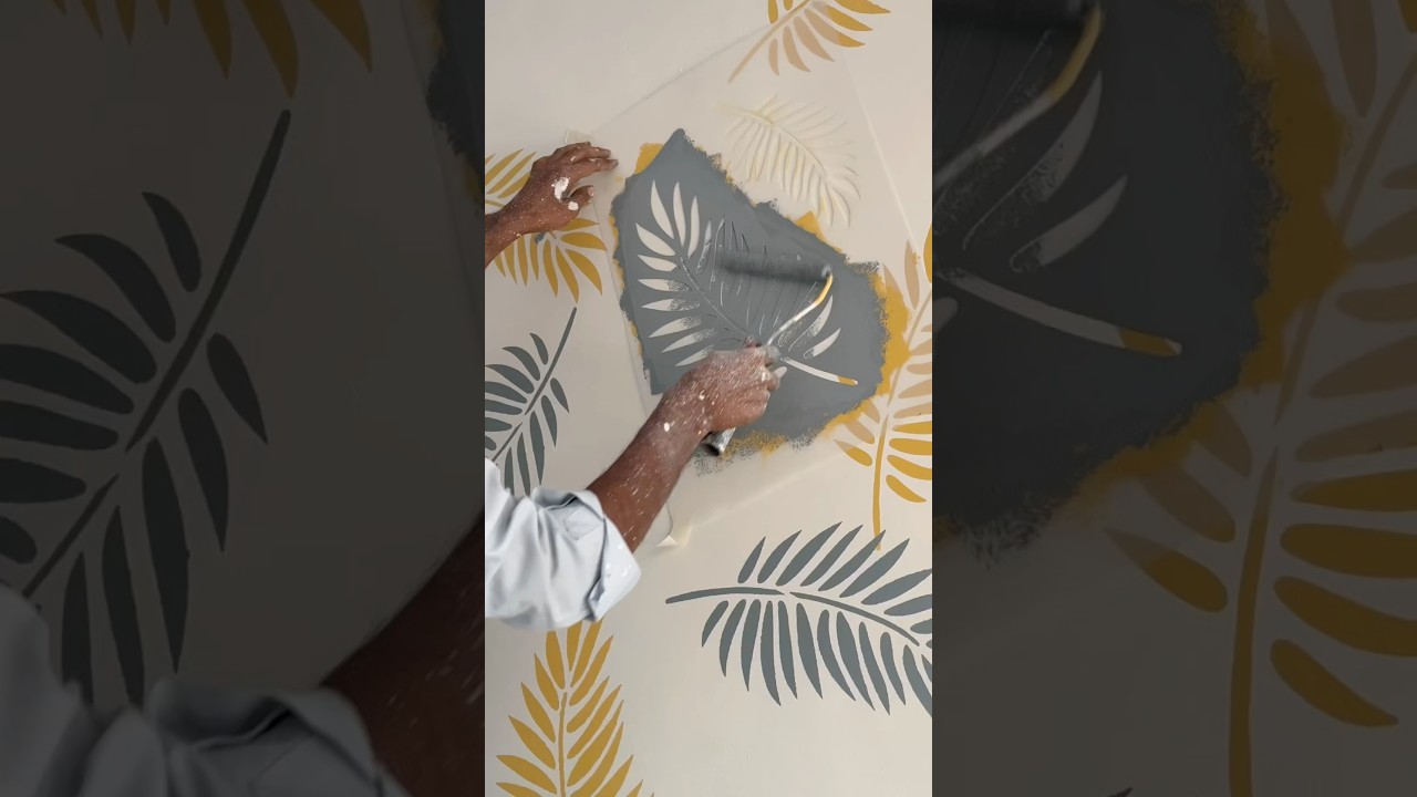 DIY WAL STENCIL DESIGN & HOME DECORATING IDEAS