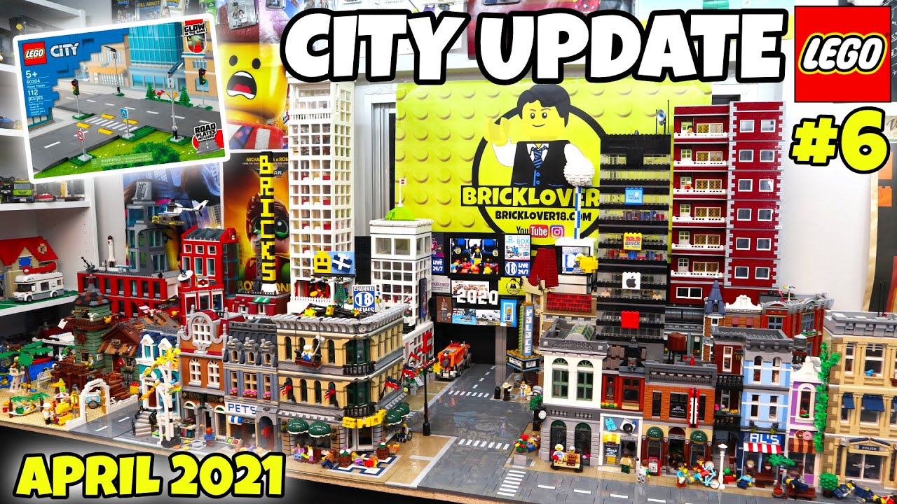 LEGO City Update - Adding LEGO Road Plates - April 25, 2021
