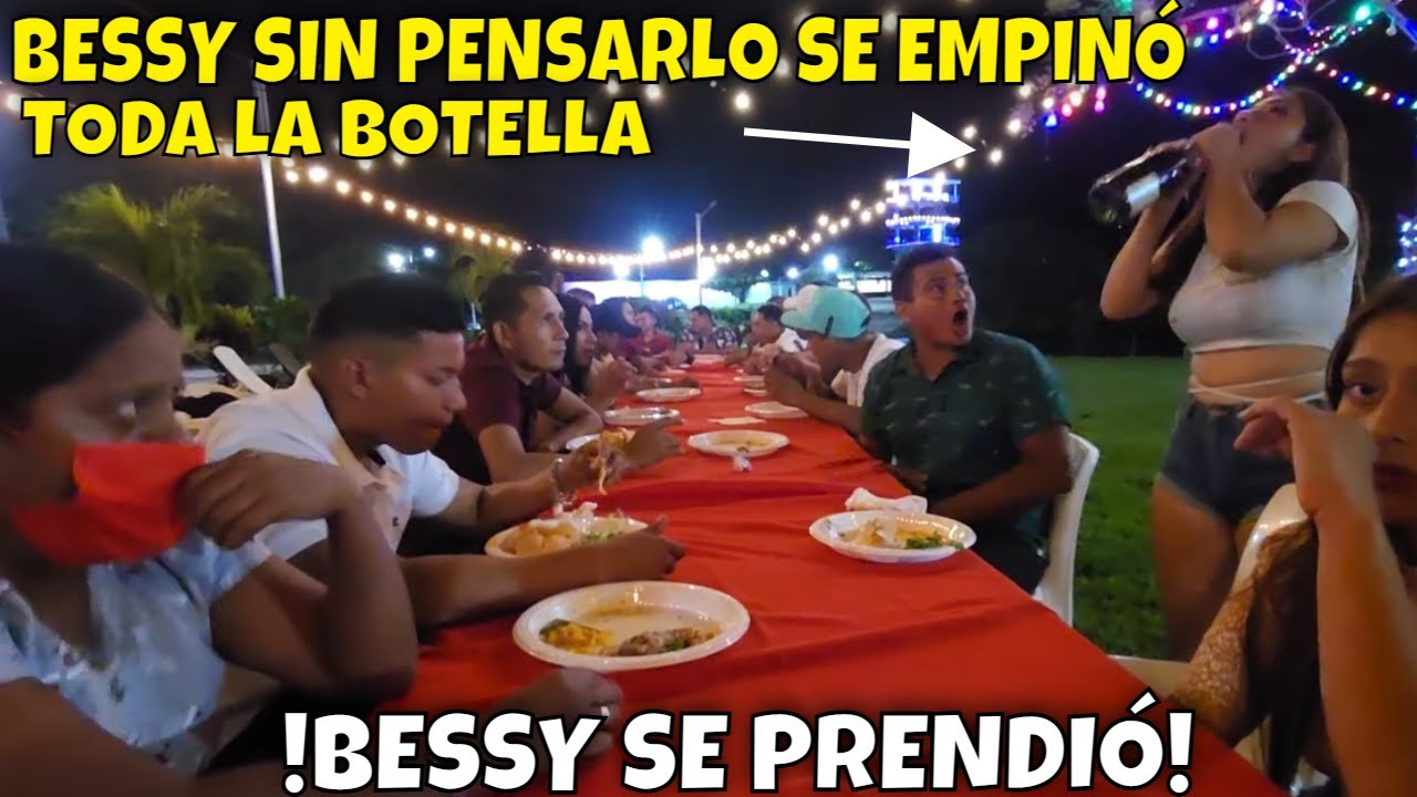 Miren como Bessy esta empezando la noche buena. Todos quieren ponerse alegre con la botella. P 8