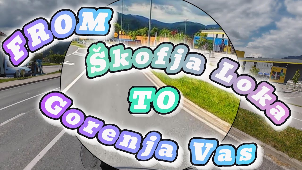 SLOvenian Roads Škofja Loka to Gorenja Vas On My BMW R 1200 RT 4K  #travel #ride #slovenia #ride