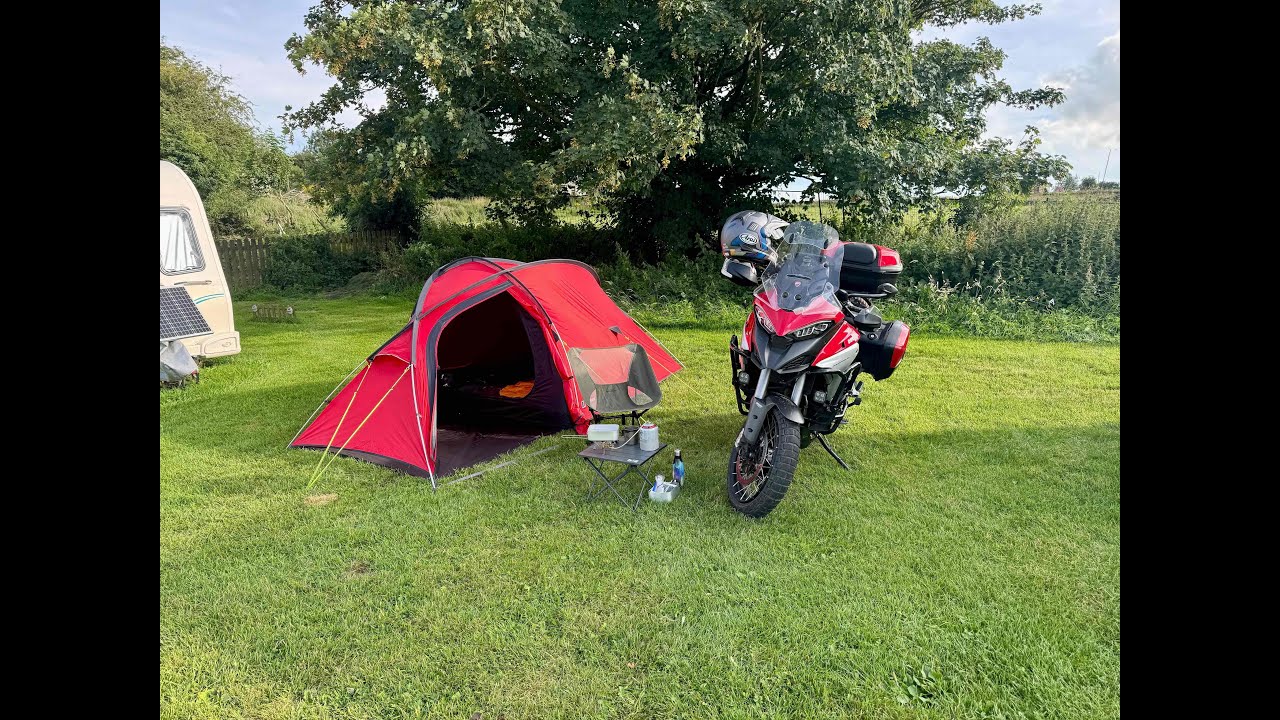First time solo camping with the Ducati (Part 1)