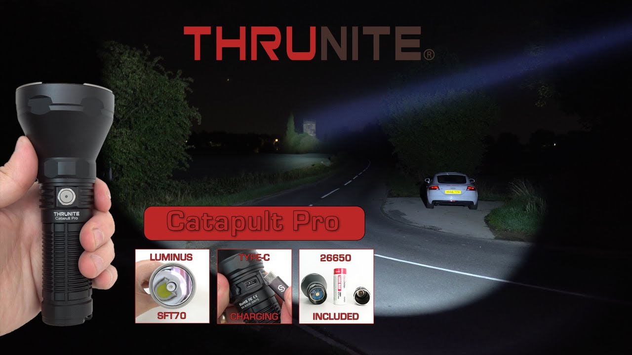 THRUNITE Catapult Pro - 1000m+ thrower with 2713 lumens SFT70 LED, ramping UI & Type-C charging