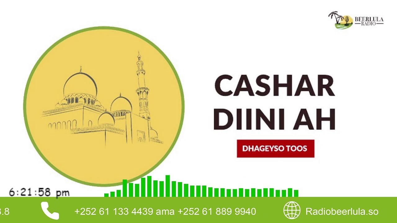 Cashirka kitaabka Saxiixul Bukhaari 624-aad ee Radio Beerlula 30-10-2025 ka Sheekh Abuukar Xasan