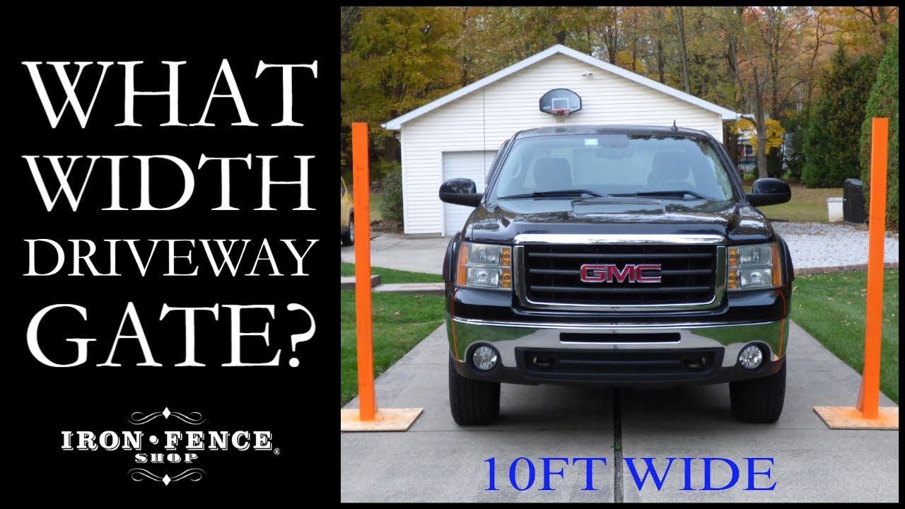 What Width Aluminum or Iron Driveway Gate Do I Need?