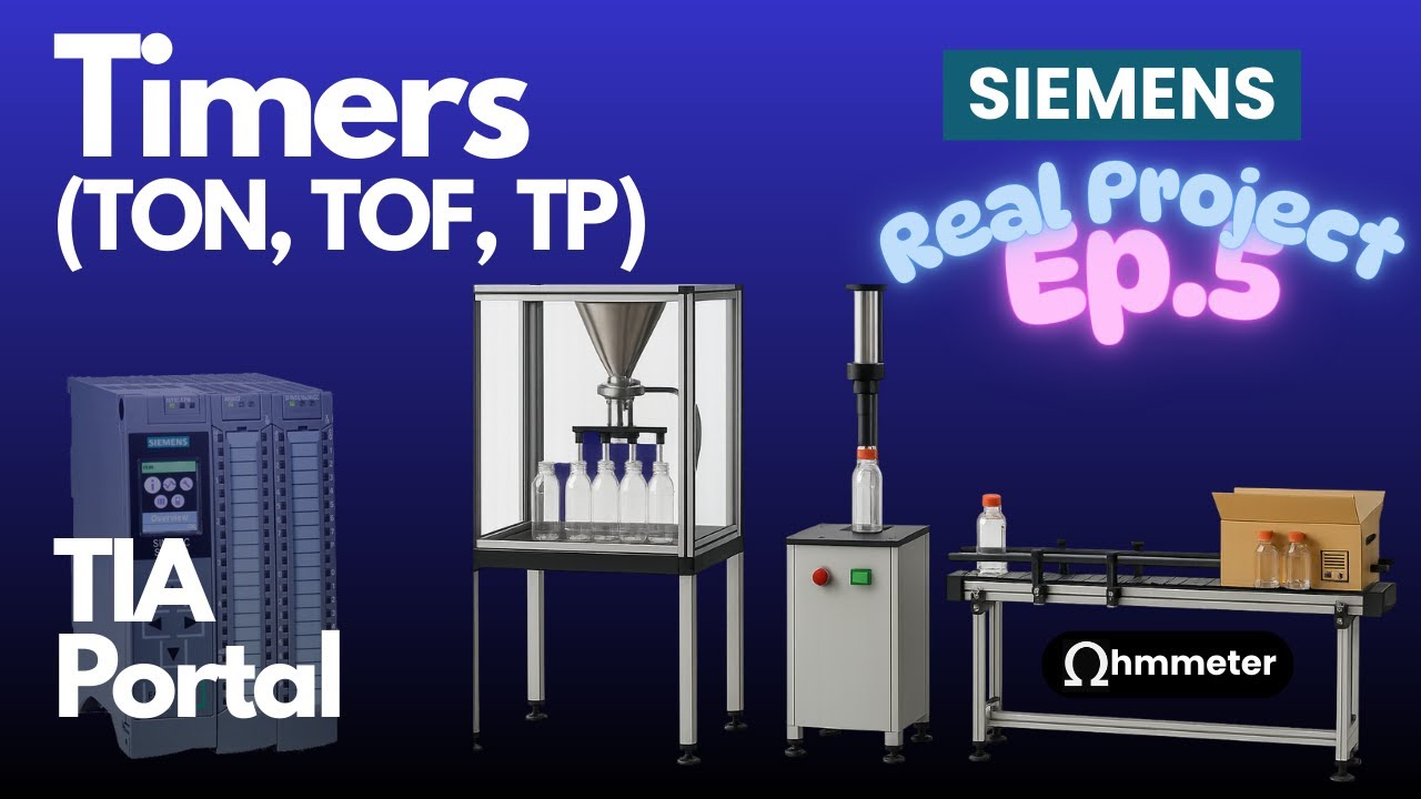 TIA Portal Beginner: Timers (TON, TP, TOF)