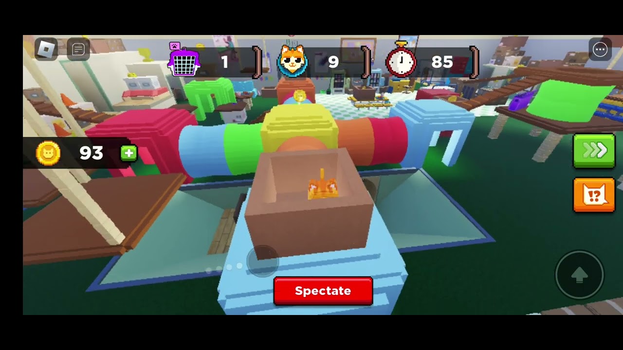 Playing hide and seek... AS A CAT?! (Roblox Play Cats Hide And Seek)