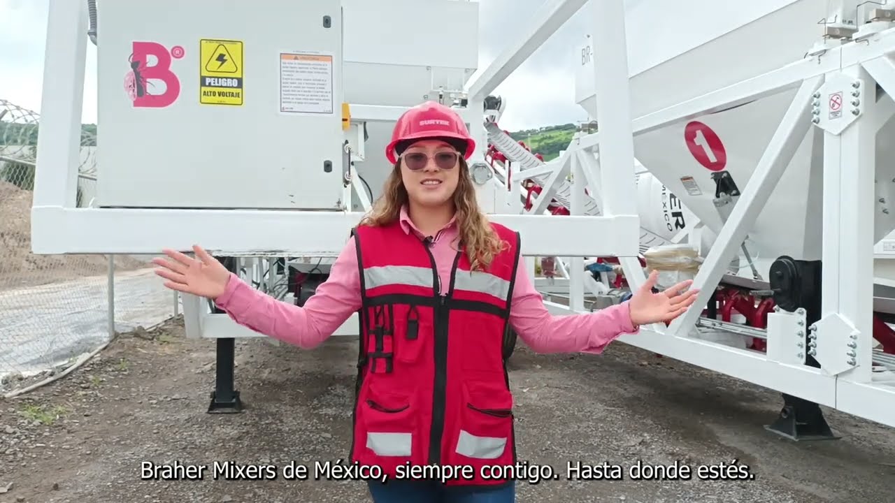 Planta Dosificadora De Concreto 3 Tolvas | BR 3100 Hasta 72M3 - Braher Mixers #plantadosificadora
