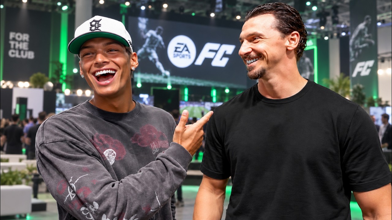 MARLON x ZLATAN x EA FC!! PICKING THE RIZZLER UP AFTER
