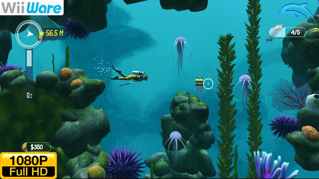 Dive: The Medes Islands Secret - WiiWare Wii Gameplay 1080p (Dolphin GC/Wii Emulator)