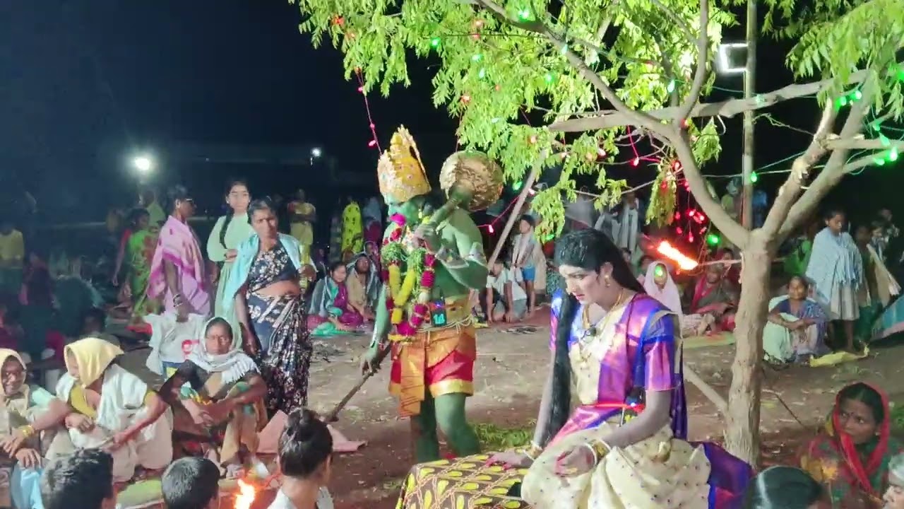 కిషన్ రావు పేట చిరుతల రామాయణం ఆంజనేయుడు లంకకు నిప్పు అంటే ఇచ్చుట