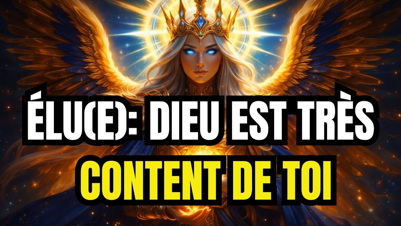 ÉLU(E),CE QUE TU AS FAIT AUJOURD’HUI A TOUCHÉ LE CIEL.DIEU EST FIÈREMENT REMPLI DE JOIE À TON SUJET.