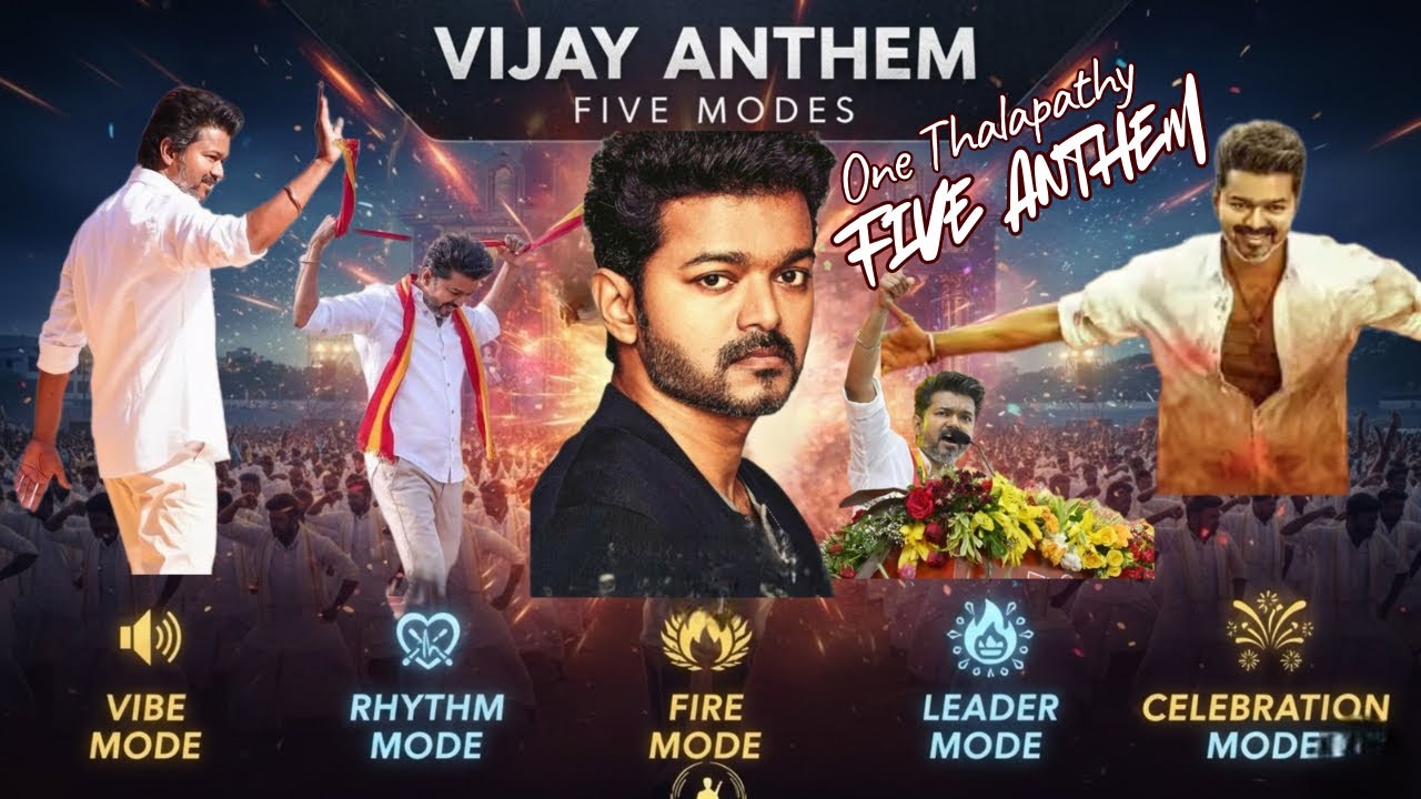Thalapathy Vijay Anthem|தளபதி விஜய் கீதம்#தலைவா தலைவா|Vibe,Rhythm, Fire,leader,celebration Mode