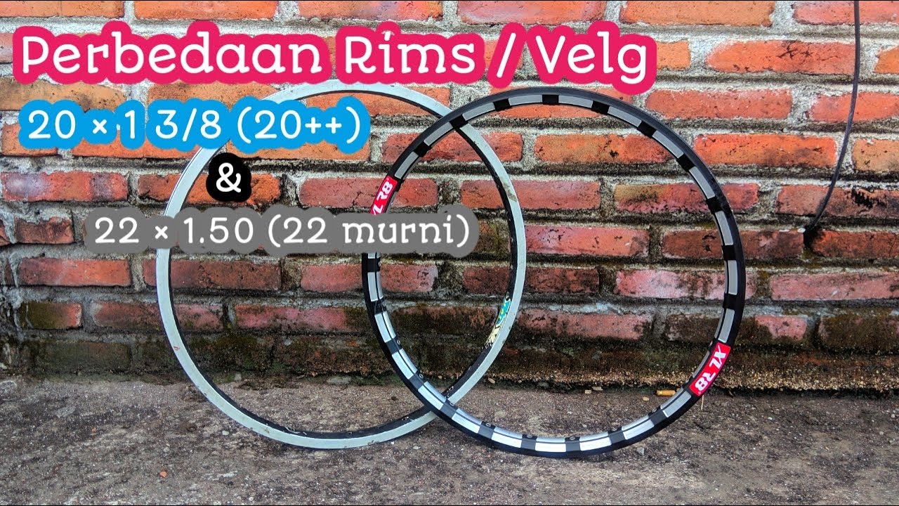 🔴 Apa sih perbedaan rims / velg 20++ dan 22 murni.