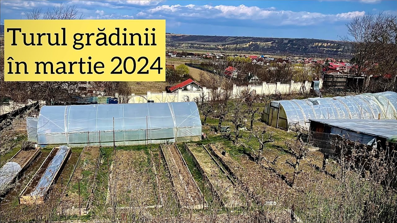 Turul gradinii in martie 2024