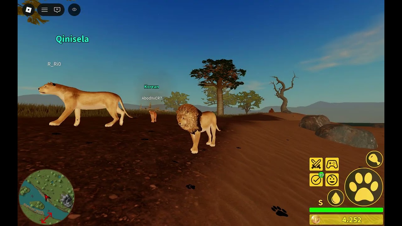 the best lion mom ever in savannah life #roblox