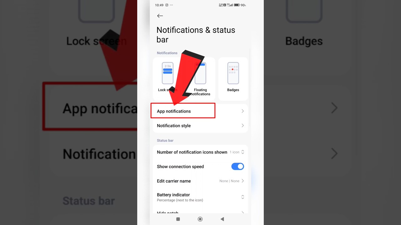 How to stop app notification || All App Ki Notification Kaise Off Kare #notification #shorts #viral