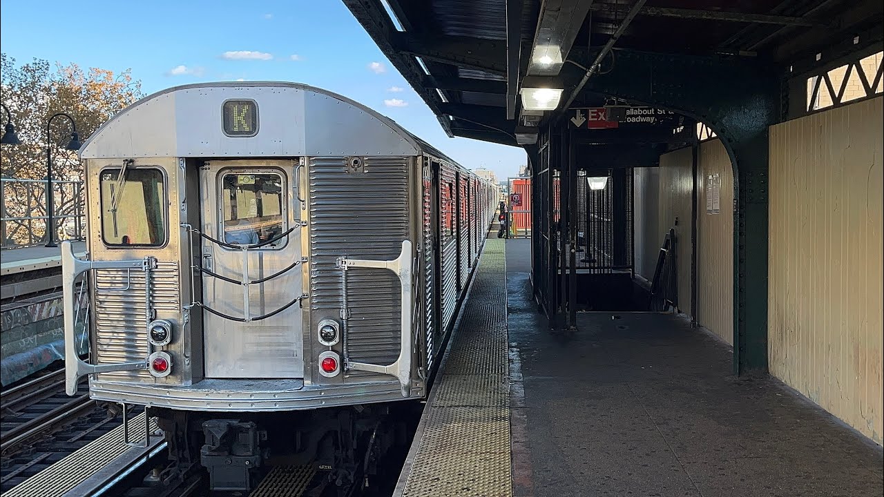NYC Subway: R32 NYTM “J” & “K” Train Action with (F) & (Q) Trains at Lexington Av-63 St 