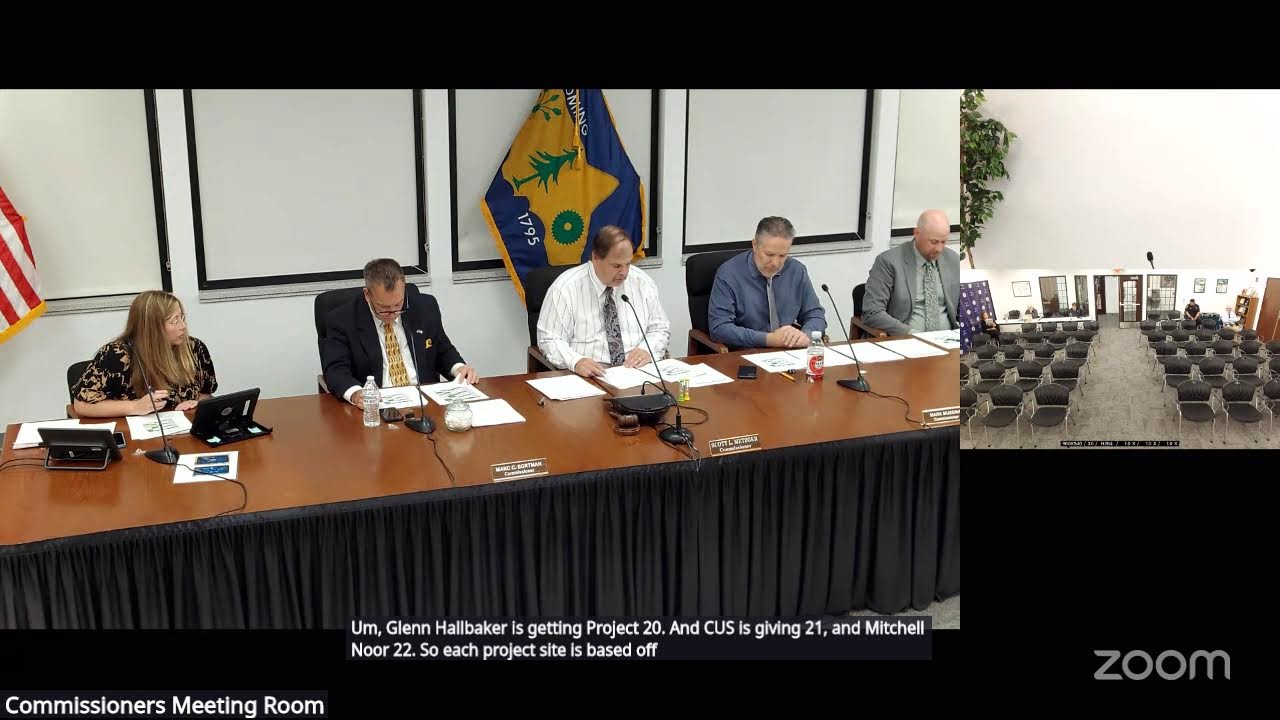 Lycoming County Commissioners Meeting 5-29-25