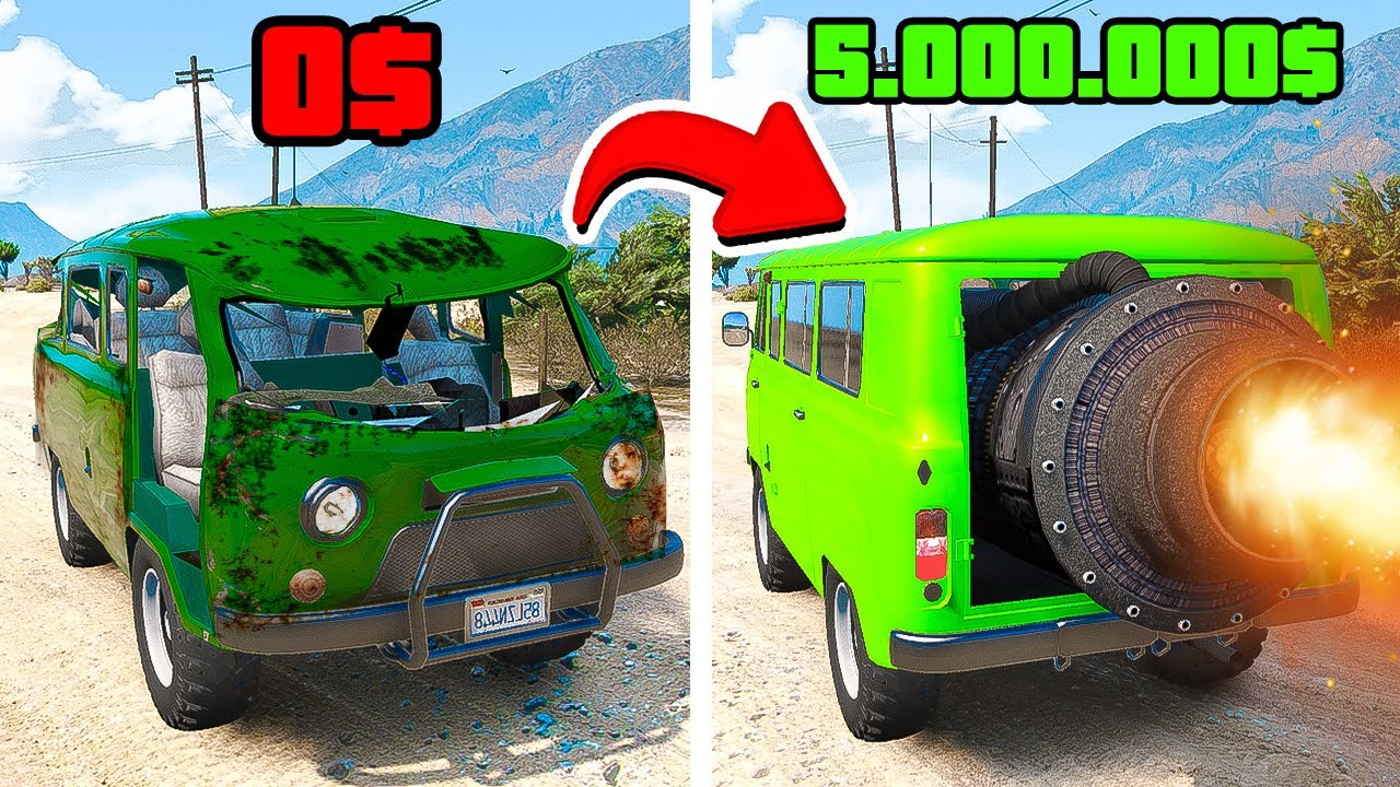 НАШЕЛ СТАРУЮ БУХАНКУ И ПРОДАЛ ЕЁ ЗА 5 МИЛЛИОНОВ ДОЛЛАРОВ В ГТА 5 МОДЫ! ОБЗОР МОДА В GTA 5 ВИДЕО