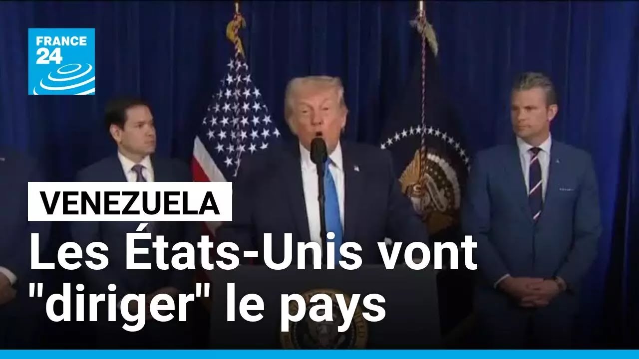REPLAY - La conférence de presse de Donald Trump sur la capture de Maduro • FRANCE 24