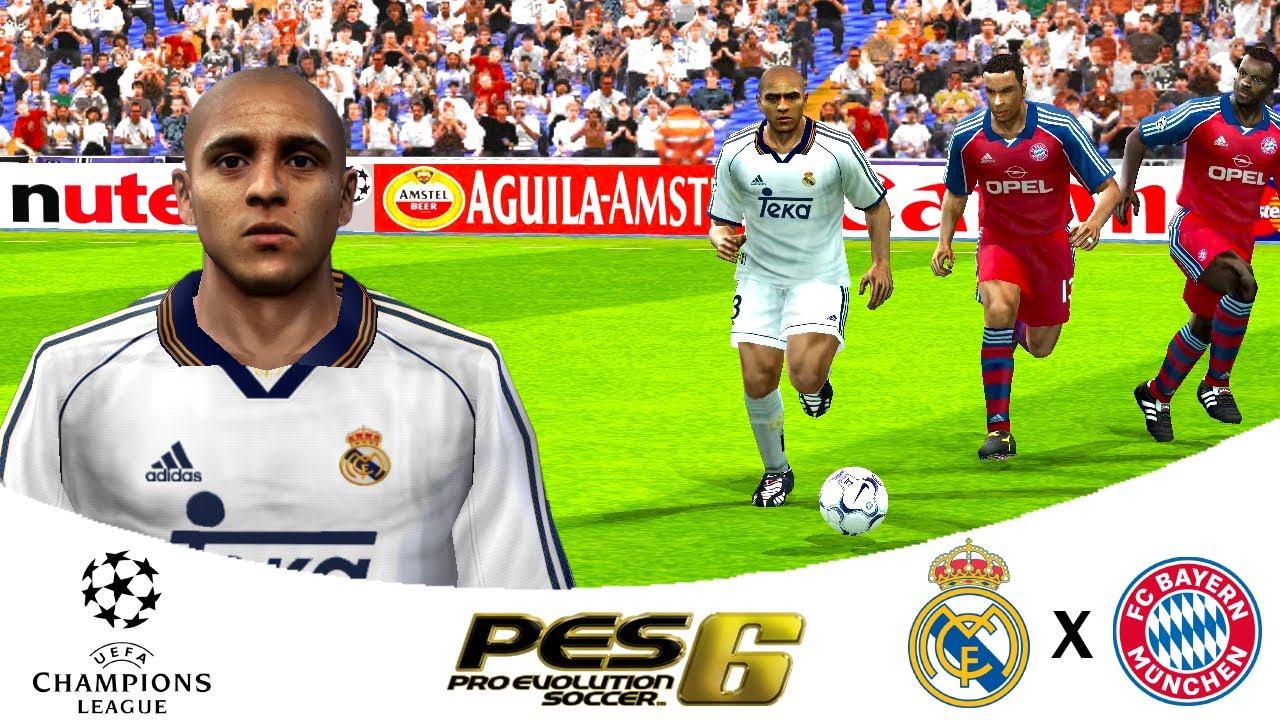 🏆⚽️🎮 REAL MADRID x BAYERN MÜNCHEN - QUARTER-FINAL CHAMPIONS LEAGUE 1999-00 - PRO EVOLUTION SOCCER 6