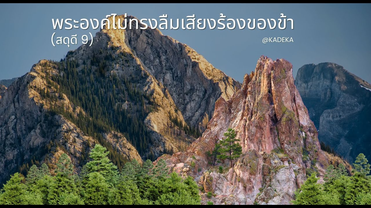พระองค์ไม่ทรงลืมเสียงร้องของข้า (สดุดี 9)