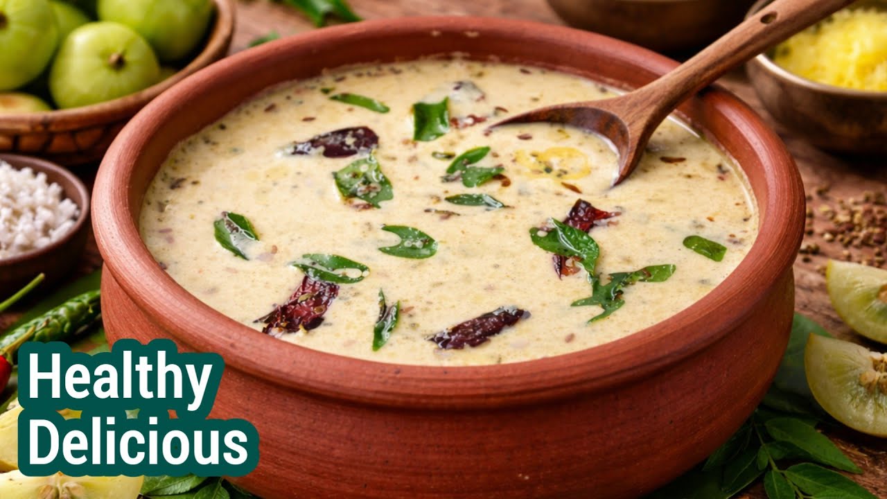Healthy Nellikai Tambuli Recipe | Summer Special Amla Tambuli | Gooseberry Tambuli | Amla Ka Raita