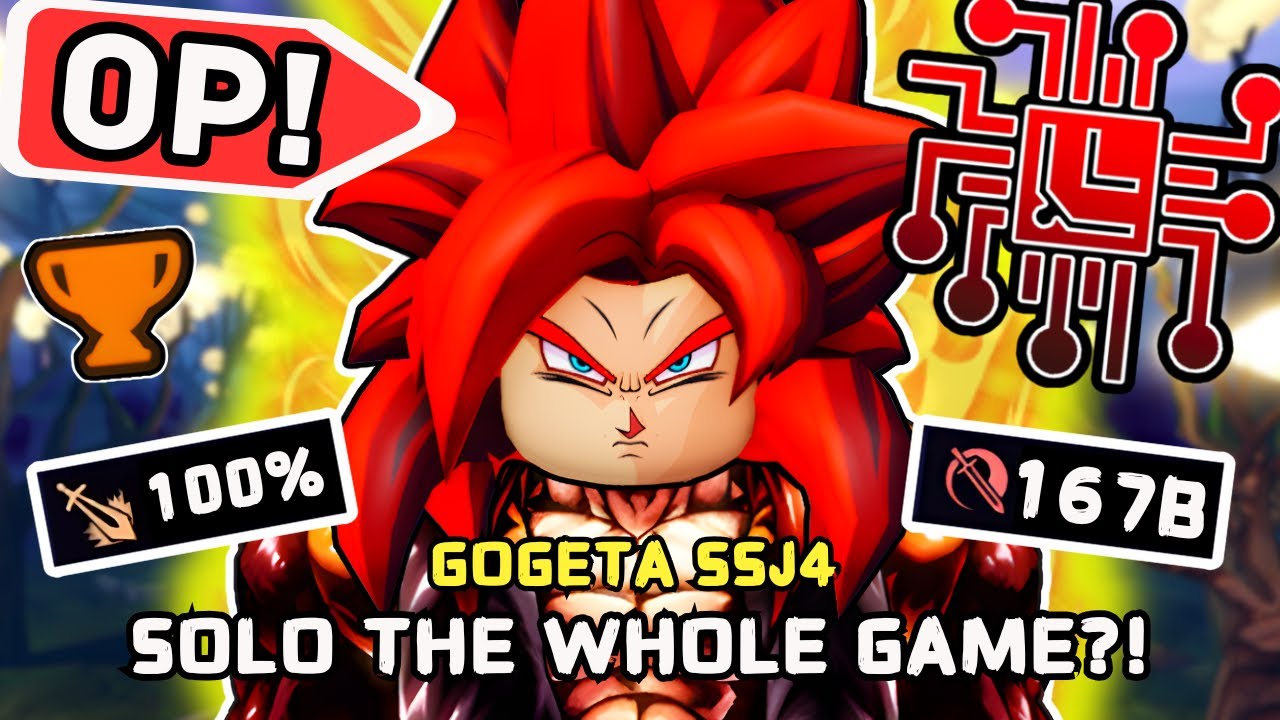 GOGETA SSJ4 может пройти всю игру в одиночку на 100%?! | Аниме Last Stand, глючное, великолепное