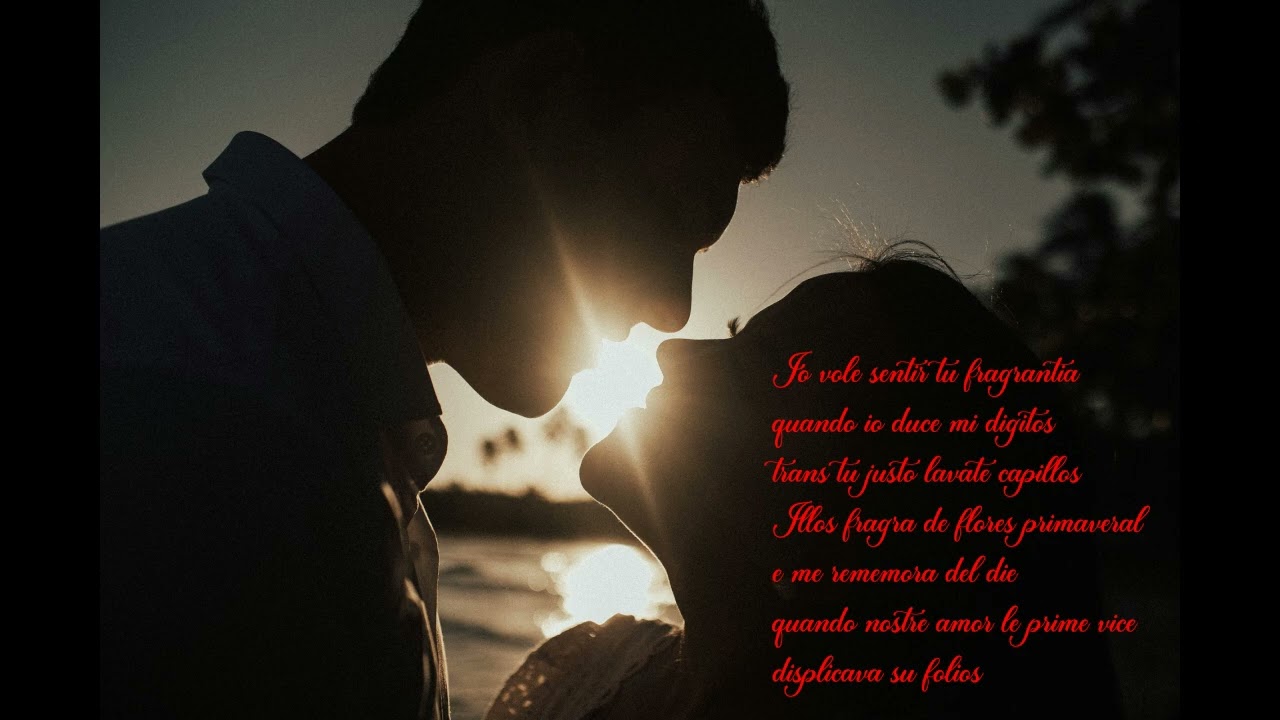 Le sensualitate del cinque sensos (Canto in Interlingua)