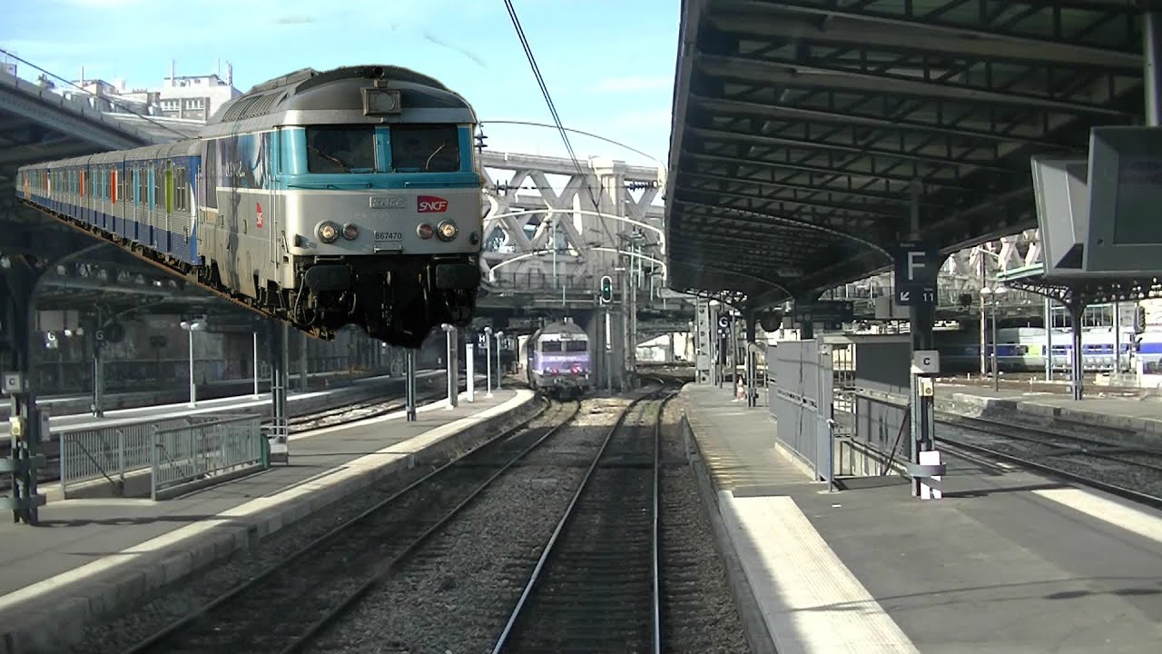 Voyage en cabine d'un BB 67400 de Paris-Est &agrave; Meaux [Transilien P]