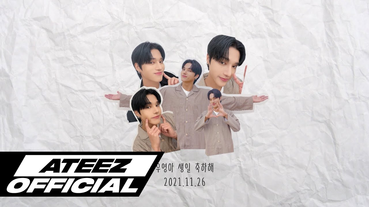 ATEEZ(에이티즈) 우영 생일 Voice Rolling Paper 💌