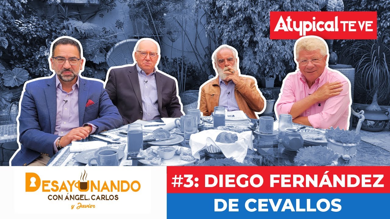 DIEGO FERNÁNDEZ DE CEVALLOS en DESAYUNANDO con Ángel VERDUGO, Carlos ALAZRAKI y Javier LOZANO #3