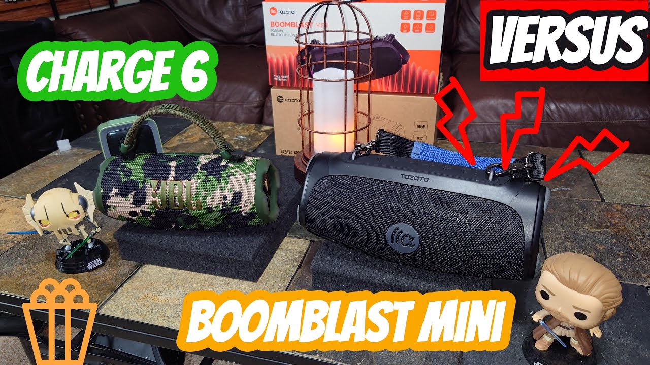 Tazata Boomblast Mini vs JBL Charge 6 ⚔️ Can this Budget Speaker Hang with the Big Brand JBL? 🍿 🤔