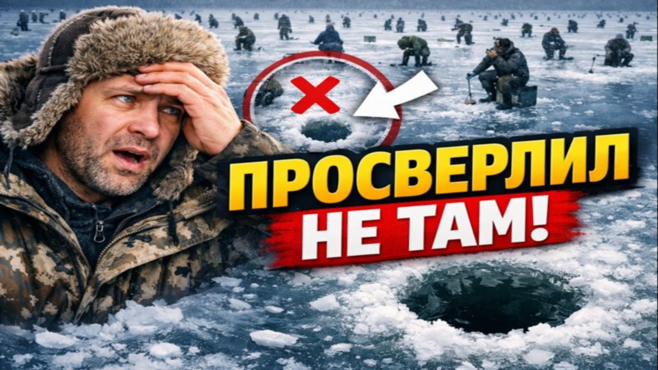 90% рыбаков бурят лунки НЕПРАВИЛЬНО. И ты, скорее всего, тоже.
