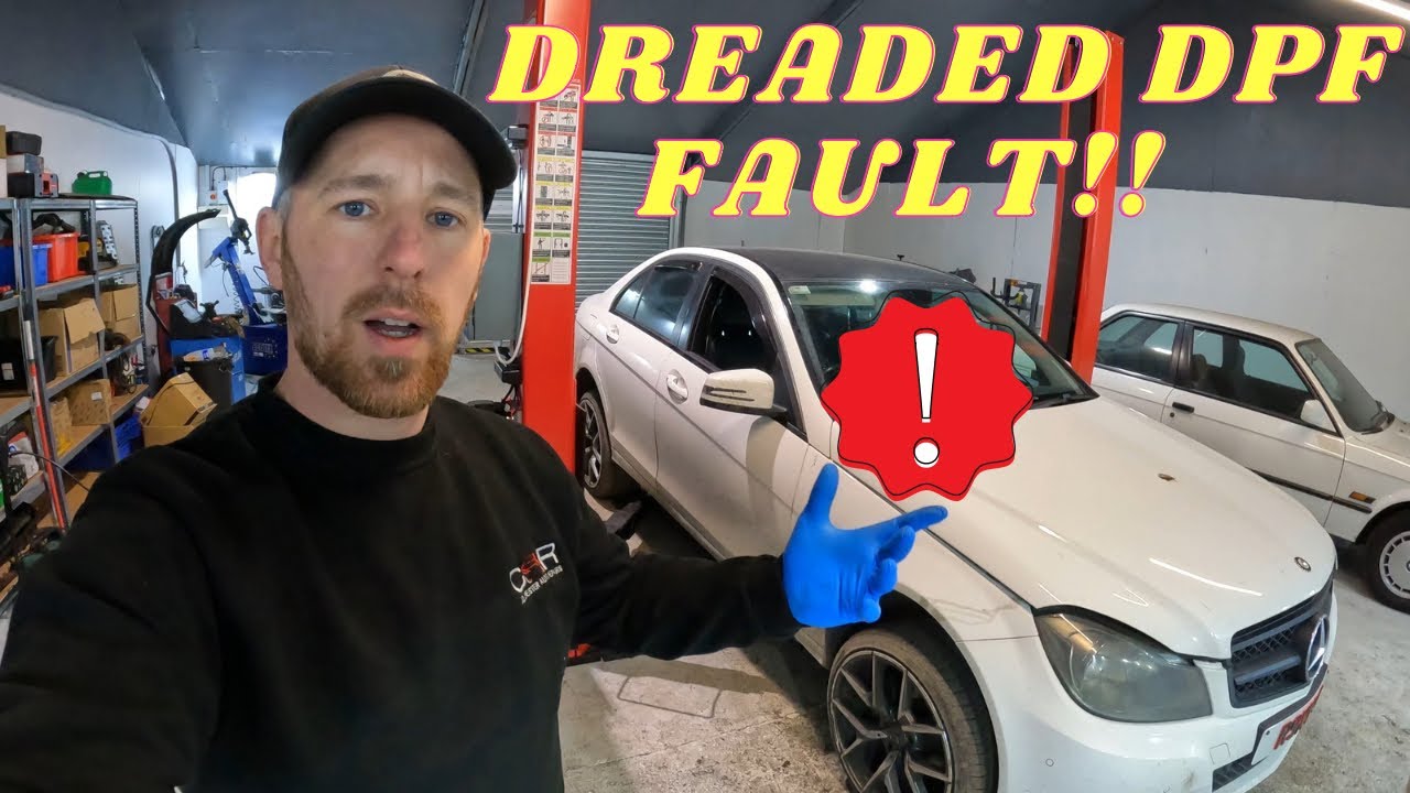 Dreaded DPF fault FIXED! Mercedes C220 CDI , Boost pipe split!