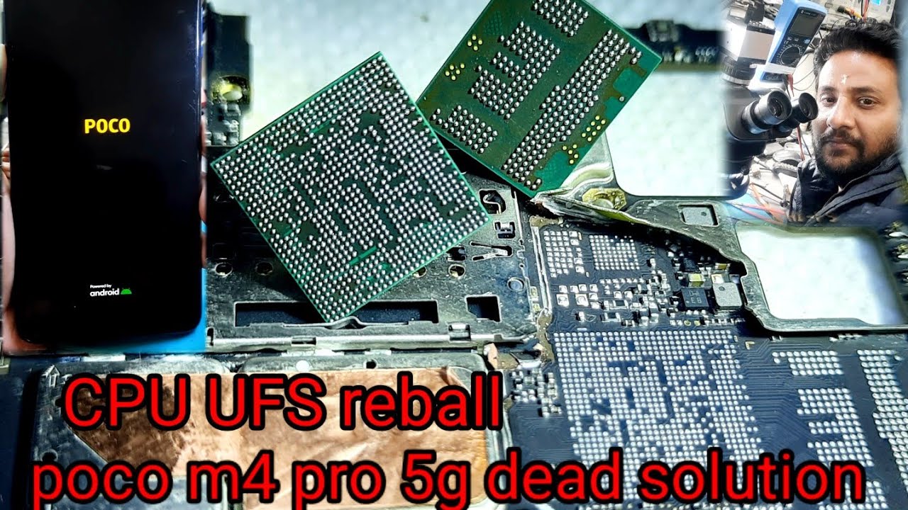 poco m4 pro dead solution / poco m4 pro cpu ufs reball poco m4 pro 5g dead solution