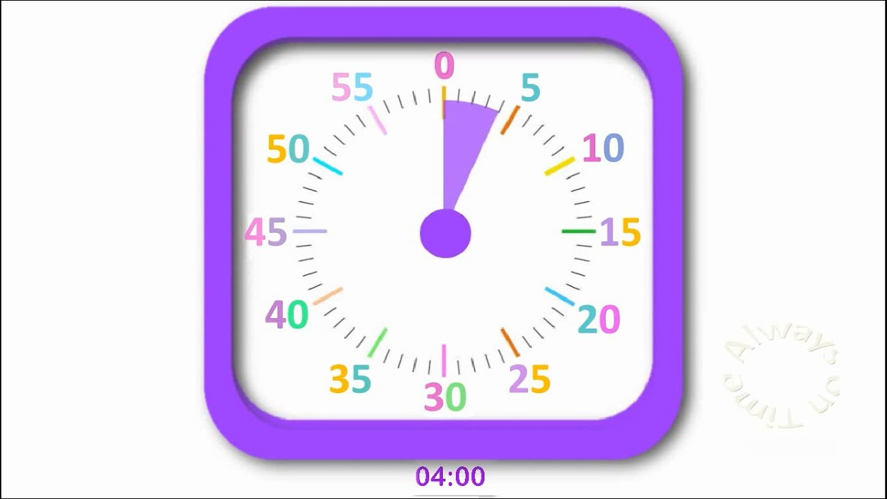 4-minute visual timer